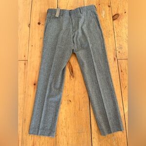 Brand New Size 32 J Crew Herringbone Wool Pants